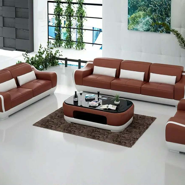 Living Room Furniture Sofa Set Modern Couch Luxury Leather Sofa Set Living Room New Design