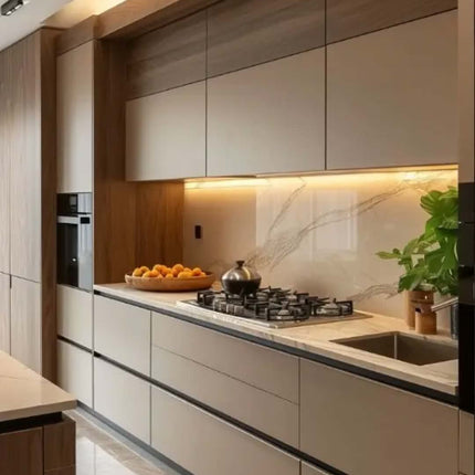 Contemporary Style MDF Kitchen Cabinets | CBMmart Custom Design