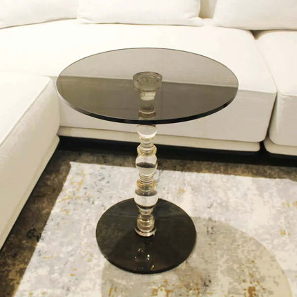 Modern Transparent Acrylic Side Table For Living Room Bedroom Balcony-Small Coffee Table For Household Use