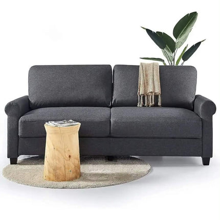 Best Candy Modern Foldable 2 Seat Luxury Gray Fabric Sofa Bed with Storage Space for Home Decoration