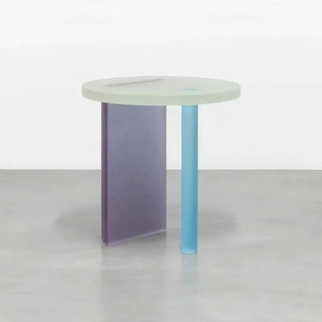 Light Luxury Minimalist Circular Table Modern and Fashionable Acrylic Table