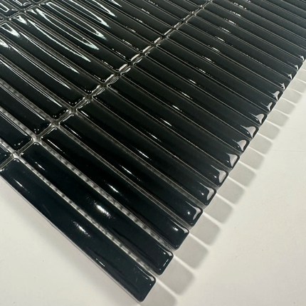 30×30 Black Glazed Porcelain Ceramic Matt Mosaic Tile for Crafts Kitchen or Bathroom Decoration