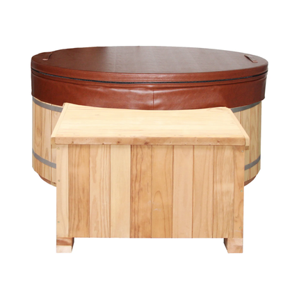 Cold Plunge Tub With 1.5hp Chiller Cold Plunge With Chiller And Ozone Fitness Cold Plunge Tub Sauna and Ice Bath Combo