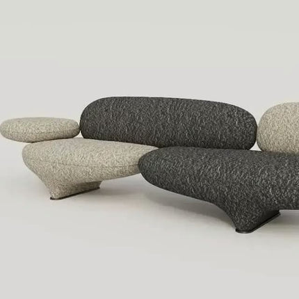 Modern Luxury Indoor Cozy Comfy Living Room Couch Furniture Minimalism 3 Seater Modular Sofas
