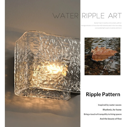 Light Luxury Crystal Iron Rectangular Shade Wall Lamp Post-Modern Minimalist Design For Bedroom Living Room & Restaurant