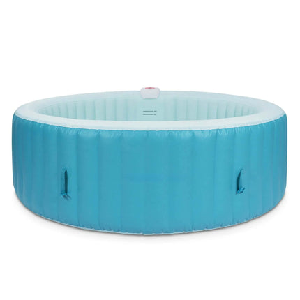 Customized PVC Inflatable Portable Folding Round Hot Tub Spa Pool 4-Person Blue 1000L Indoor/Outdoor