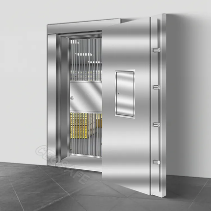 Customize Solid Steel Security Stainless Steel Strong SG Combination Lock 3 Wheel Key Lock Vault Safe Bank Room Grade a