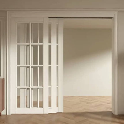 Modern Minimalist Design Slidding Barn Door For Indoor Entryways, Suitable For Warehouse and More