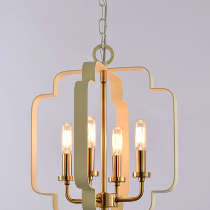 Customized Minimalist New Chinese Style Gold LED Pendant Light Modern Oriental Chandelier for Living Dining Room Bedroom Study