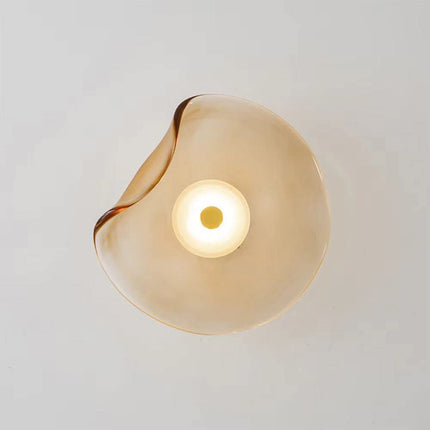 Modern Minimalist Irregular Round Glass Wall Lamp Led Lamp For Bedside Background Wall Living Room Wall Lights for Home Decor