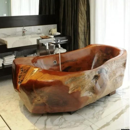 Popular Design Bathroom Tub Hotel Stone Luxury Natural Reb Marble Bathtub Sculpture