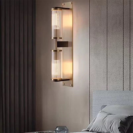 Simple and Luxurious Crystal Wall Sconces Indoor Bedside Hallway Wall Lights