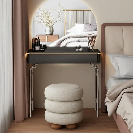 Modern Simple Saddle Solid  Wood  Eco-friendly Durable Dresser with Storage Drawers Standing Bedroom Furniture for Home