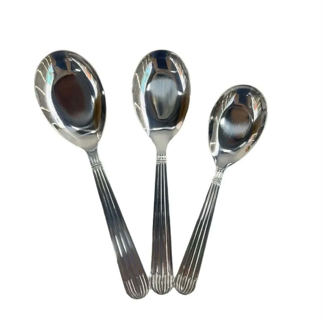 OEM/ODM Roman-Column 304 Stainless Steel Hotel-Grade Thickened Flat-Bottom Soup Spoon Mirror Finish Modern Minimalist