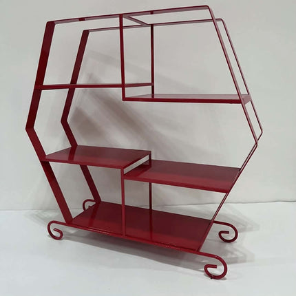 Hexagon Steel Display Rack For Hotel & Restaurant Buffet Dessert Catering Hot Pot & Food Serving Cake Stand