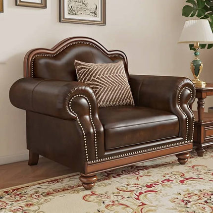 Modern Genuine Leather Sectional Sofa Set Modular Design Light Luxury Living Room Furniture