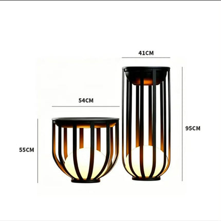Courtyard Lights Solar LED Lawn Lamps Stainless Steel IP65 Waterproof Minimalist Modern Decorative Accents Gardens Lighting