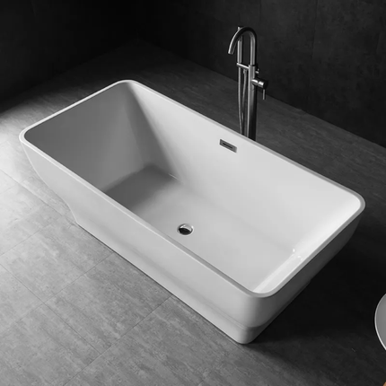 Acrylic Freestanding Blue Bathtub Custom Modern Wholesale Bathroom Soaking Tub