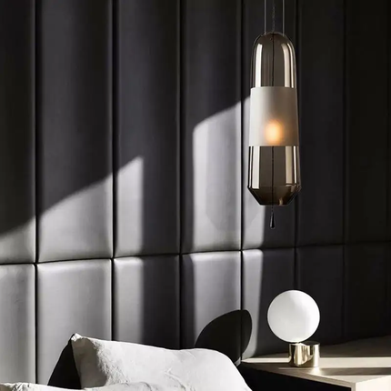 Nordic Creative Minimalist Glass Pendant Lamp Modern Restaurant Bedroom Hanging Light Decorative Modern Lighting Fixtures