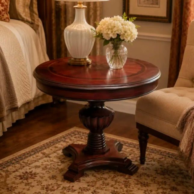 Wooden Coffee Table Side Table Magazine Rack Curved Accent Table For Living Room Dining Bedroom