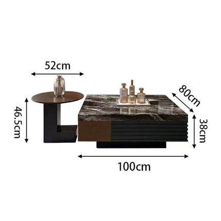 Coffee Table Combination Modern Living Room Small House, New Simple Storage Home Creative Advanced Fashion