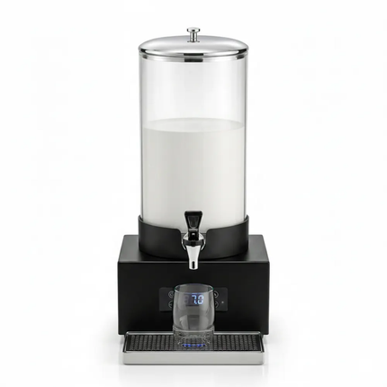 Electric Digital Display Drink Dispenser Hot Cold Stainless Steel Juice Dispenser Milk Dispenser For Hotel Restaurant Buffet Use