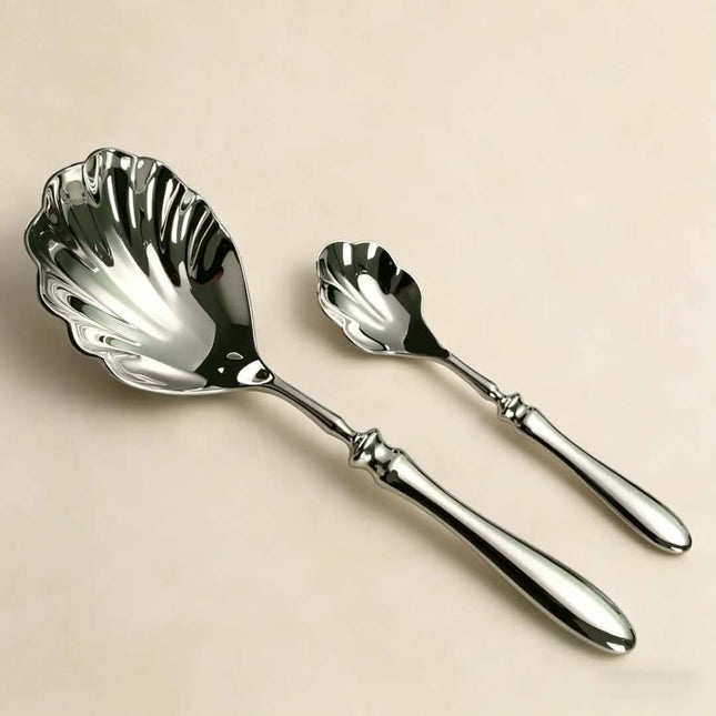 Luxury Shell-Shaped Stainless Steel Serving Spoons Premium Quality Unique Design Tableware Coffee Spoon Teaspoon