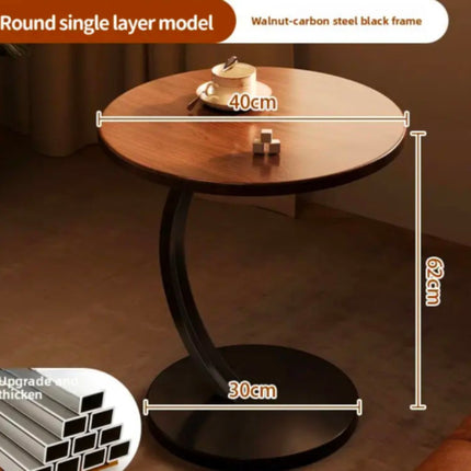 Coffee Table Mini Round Corner Table For Living Room Bedroom Nightstand Table