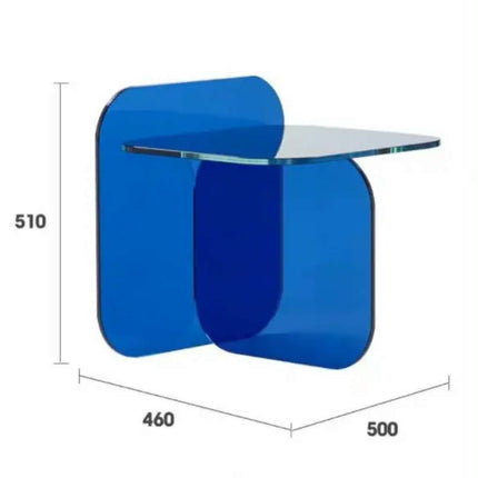 Light Luxury Acrylic Sofa Side Table Living Room Small Creative Transparent Coffee Table