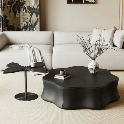 Made of concrete Adjustable Height Contemporary Wooden Coffee Table Easy Assembly LightWeight & Decorative Design For Living Room