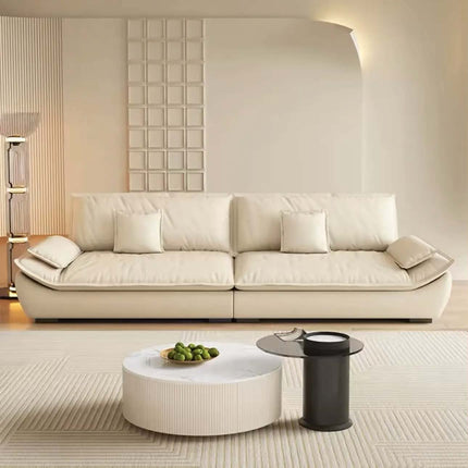 PU Leather Recliner Sofa Premium Furniture Living Room Modern Air Sofa Bed Shape Extendable