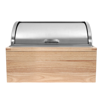 Buffet Food Warmer Ice Pack Powered Stainless Steel Bain Marie Chafing Dish Modular Design Brushed Finish Food-Grade Material