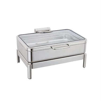High Quality 9L Stainless Steel Chafing Dish Various Luxury Metal Chafing Dish Party Food Warmer Gold Catering Serving Dish