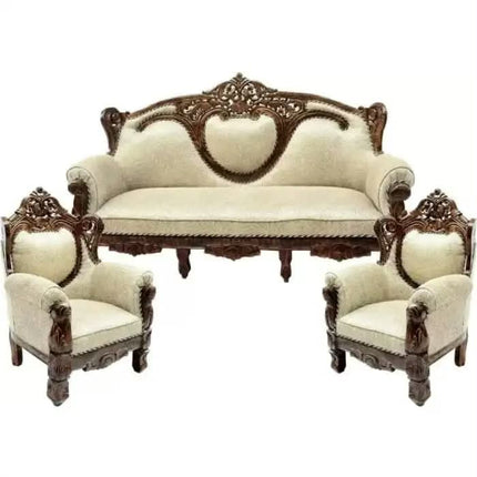Modern Design Solid Wood with Cushions Sofa Set Living Room Garden Patio Hotel Home Sofa Sets For Living Room Modern Wooden Sofa