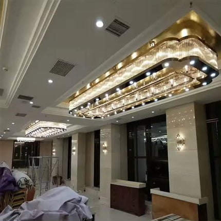 Decoration Pendant Light Chandelier Indoor Hotel Lobby Villa Wedding Decor Large Project Luxury Custom Ceiling Modern Chandelier