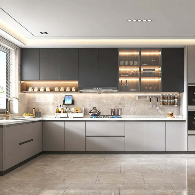Kitchen Cabinets Stylish Finishes Premium Materials and Contemporary Design For Practical Home Cabinet Kitchen Sets
