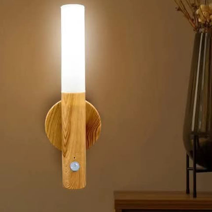 LED Night Light Modern Design White Shade Wall Lamp With 50000 Hours Lifespan for Bedroom