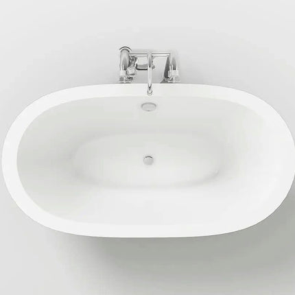 Sale Popular CUOC Stackable Oval Lucite Acrylic Freestanding Bathtub KF-787BC Black Modern Standalone Soaking Tub for Hotel