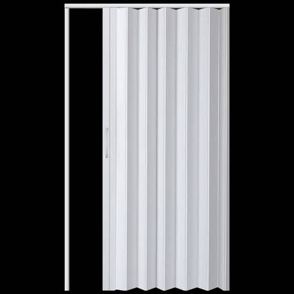 83cm Modern White Foldable Interior Door For Bathroom Bedroom Kitchen Hotel Living Room Villa School Apartment-MDF Glass