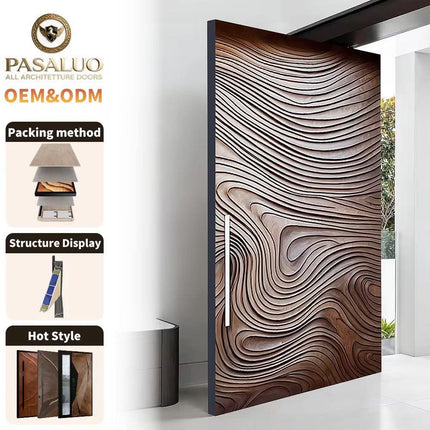 2026 OEM PSL Attractive Price Secure Iron Home Villa Residential Entrance Security Front Entry Exterior Doors For Houses