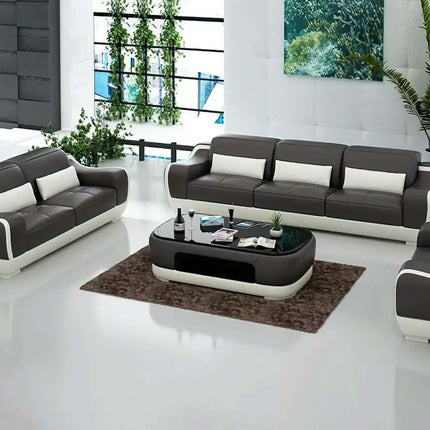 Living Room Furniture Sofa Set Modern Couch Luxury Leather Sofa Set Living Room New Design