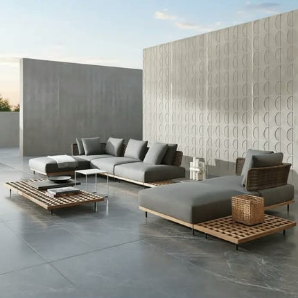 Outdoor Patio Garden Aluminum Furniture Sofa Set