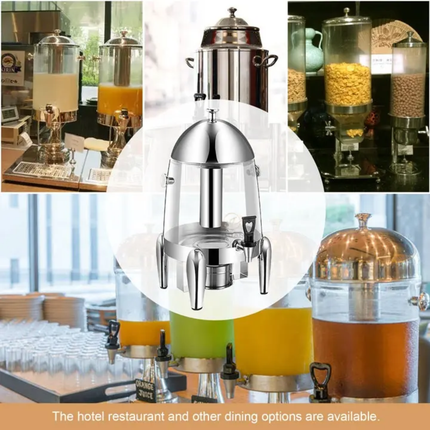 Commercial Grade Stainless Steel Beverage Dispenser Portable Hotel Restaurant Juicer Coffee Cool Beer Dispenser Food Safe