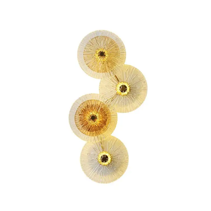 Popular Hotel Wall Lamps Interior Round Glass Indoor Designer Nordic Decorative Bedroom Lights Luxury Wall Lamp