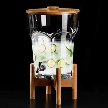 New Design Drink Dispenser With Tap Juice Storage Jar Beer Beverage Tubs Reusable Plastic PC For Commercial Hotel Caterers
