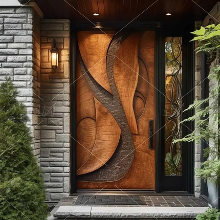 Customized High Quality Entrance Door Aluminum Front Entry Doors