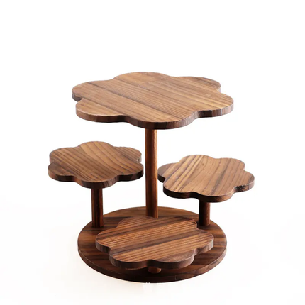 Multi-Tier Round Cake Stand Tabletop Cupcake & Snack Display Holder For Party Home Decor