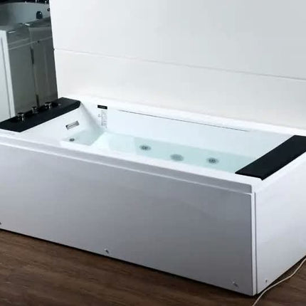 High Quality Acrylic Hydro Massage Bathtub One - Person Massage Bathtub with Heating System & Remote Control