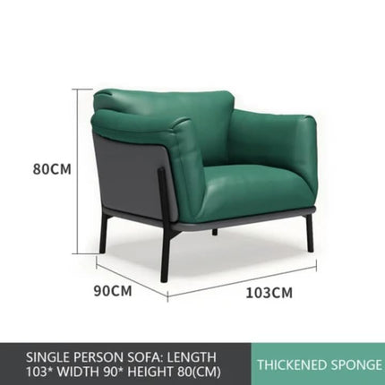 Sofa Set Furniture Style Milan Contemporary Italy Commercial Waiting Room Office for Office Leather Sofa Set 5 Seater Modern