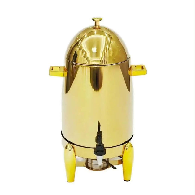 Hotel Banquet Stainless Steel Beverage Dispenser Coffee Tea Economic Juice Chafing Dish Catering Fuel Heating 19L Model